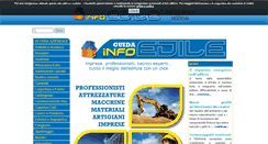 Desktop Screenshot of infoedile.it