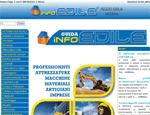 Tablet Screenshot of infoedile.it